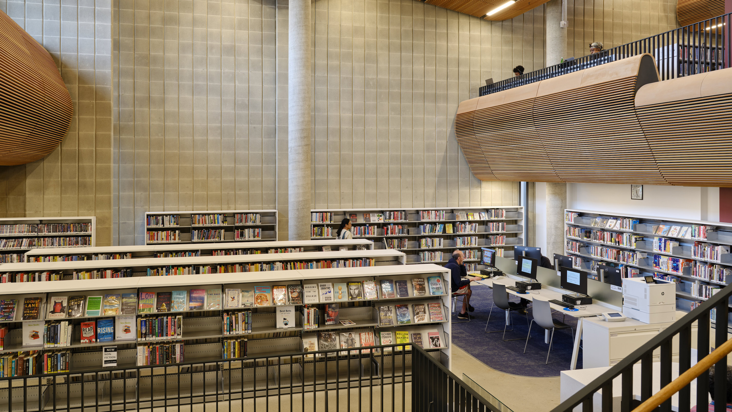 Interior view of the Toronto Public Library - Albert Campbell Branch